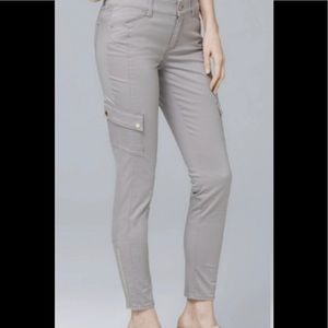 NWOT White House Black Market stunning gray pants